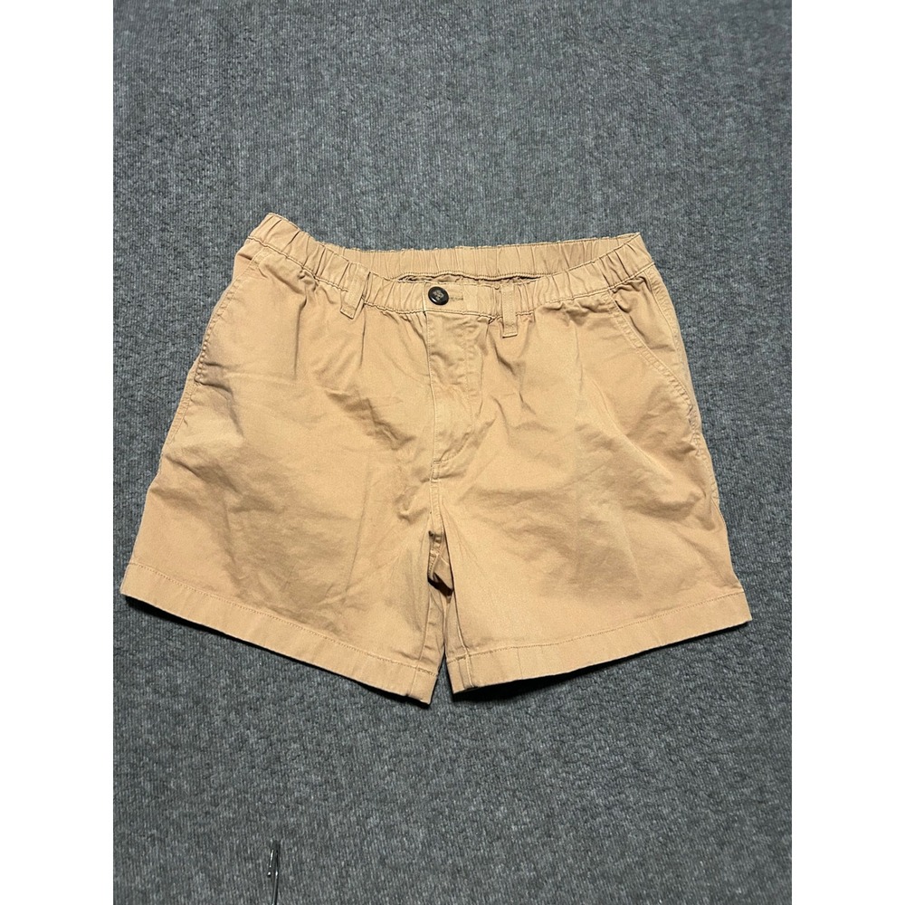 Chubbies chino shorts mens tan casual cotton stretch size XL 5.5 inseam